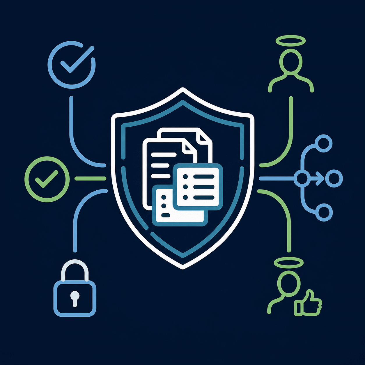 AIDataCenterHQ governance and trust illustration